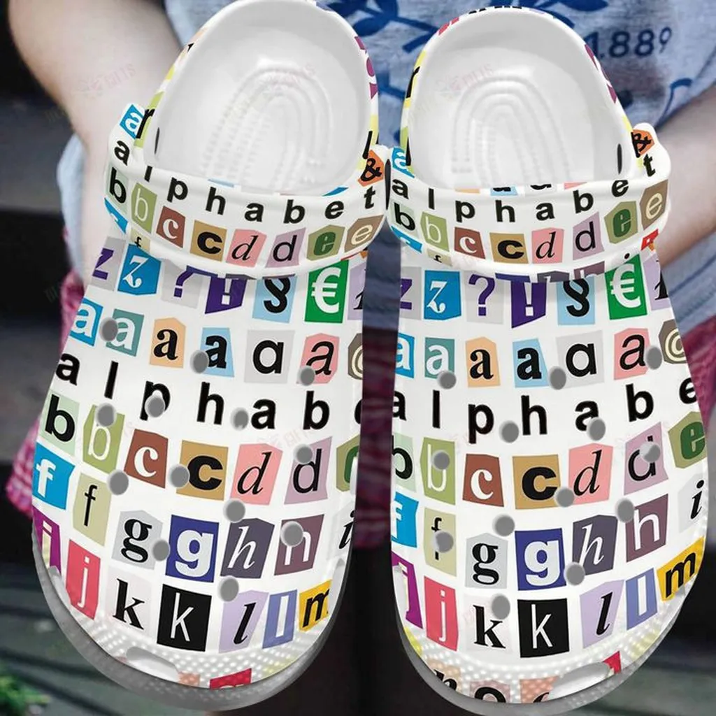 Teacher ABC Crocs Classic Clogs