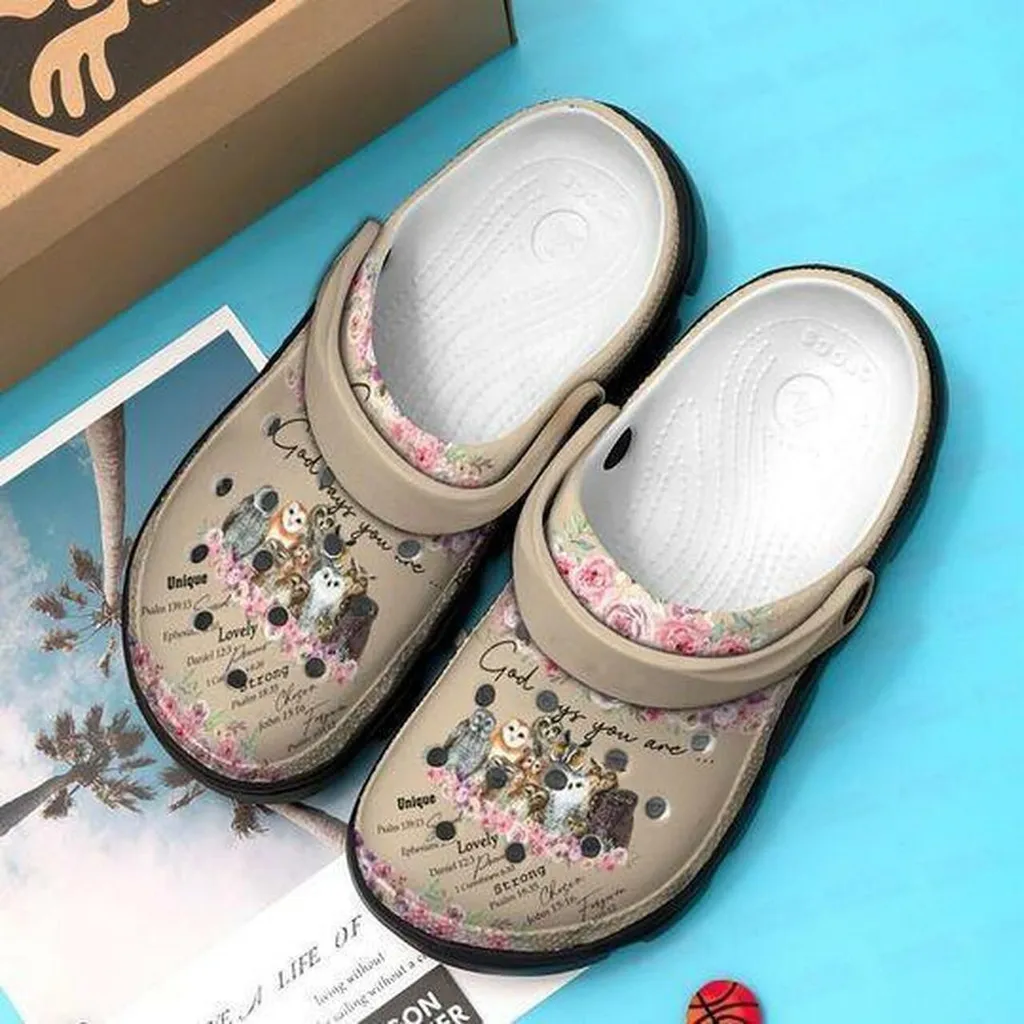 Team Owl Flower Personalized Personalized 6 Gift For Lover Rubber Crocs Clog