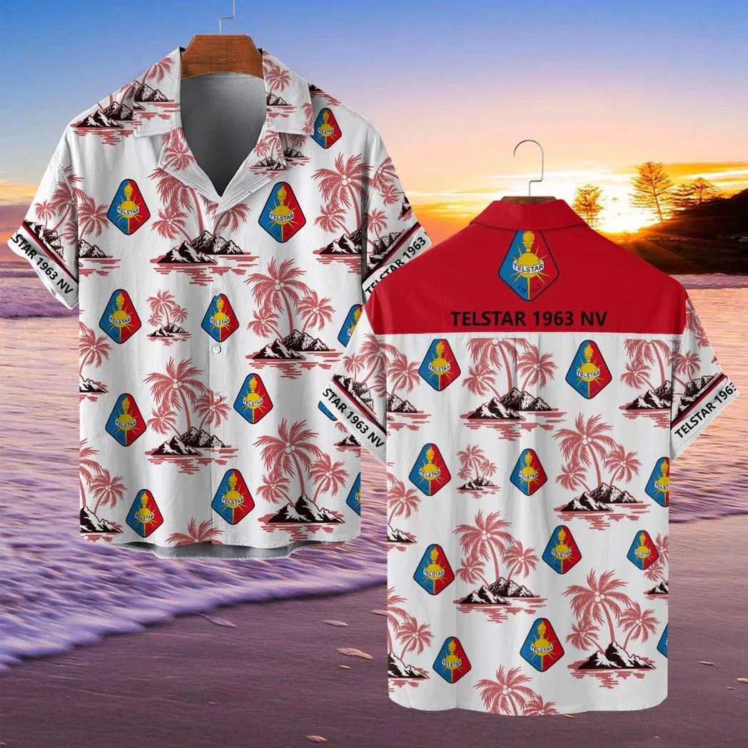 Telstar 1963 NV Hawaiian Shirt Style Classic Oversized Hawaiian, Unisex Hawaiian Shirt Trending Summer