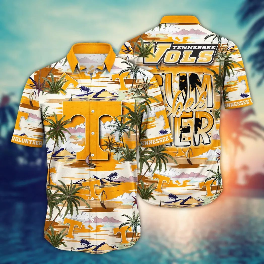 Tennessee Volunteers NCAA Flower Aloha Hawaiian Shirt, Summer Football Shirts VPHWA2451154014