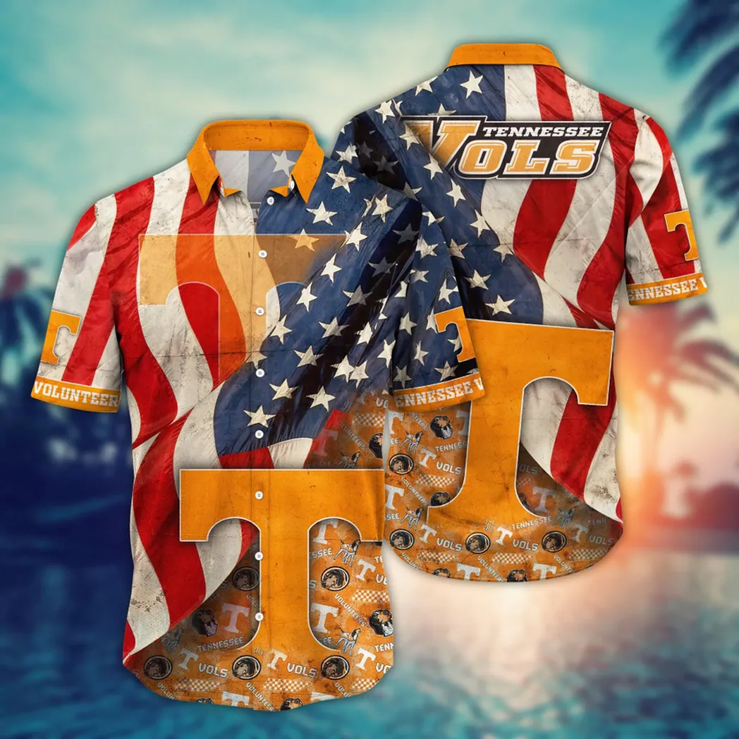 Tennessee Volunteers NCAA Flower Aloha Hawaiian Shirt, Summer Football Shirts VPHWA2451154088