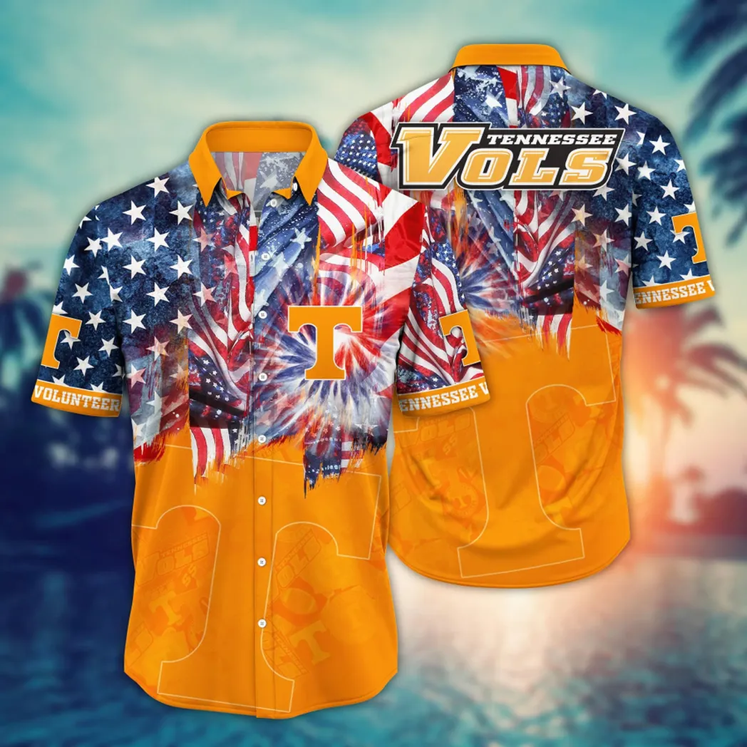 Tennessee Volunteers NCAA Flower Aloha Hawaiian Shirt, Summer Football Shirts VPHWA2451154209