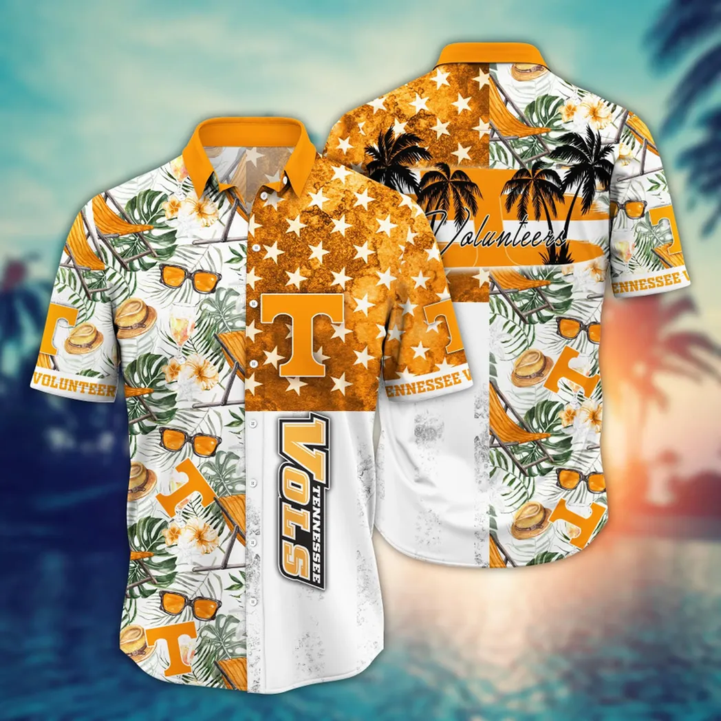 Tennessee Volunteers NCAA Flower Aloha Hawaiian Shirt, Summer Football Shirts VPHWA2451154244