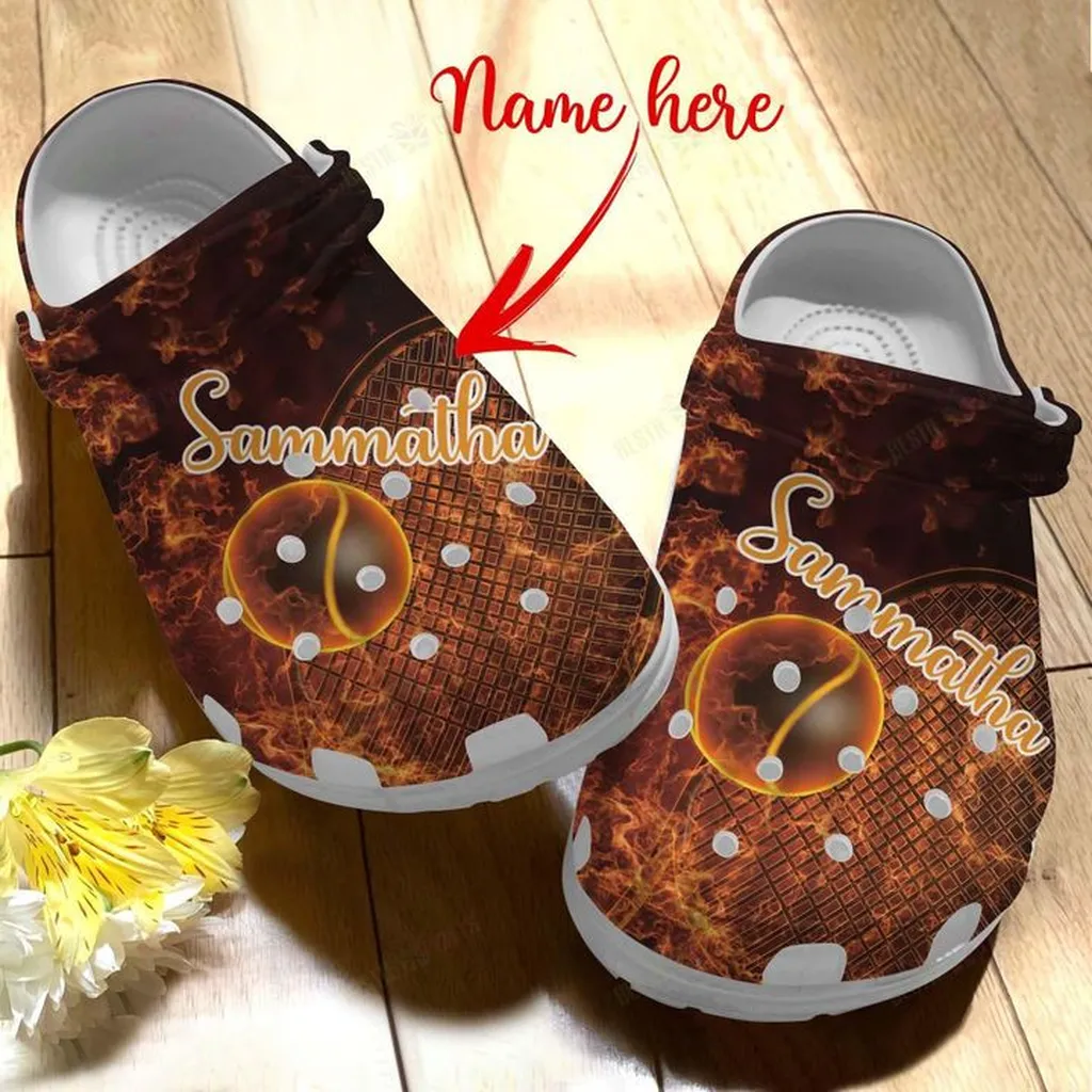 Tennis Personalized Hot Like Fire Crocs Classic Clogs