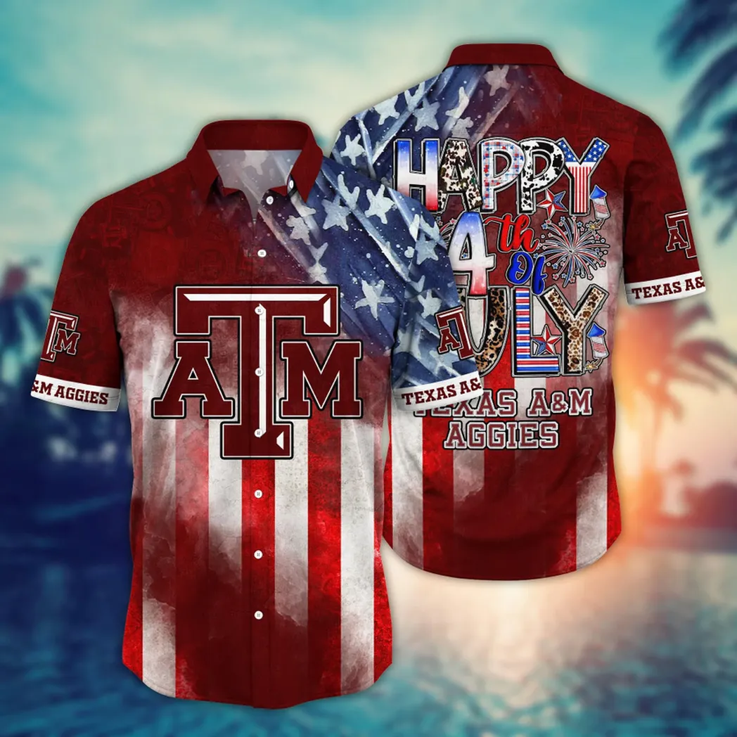 Texas A&M Aggies NCAA Aloha Hawaiian Shirt, Summer VPHWA2451153395