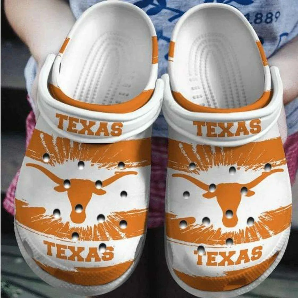 Texas Longhorns Crocs Crocband Clogs