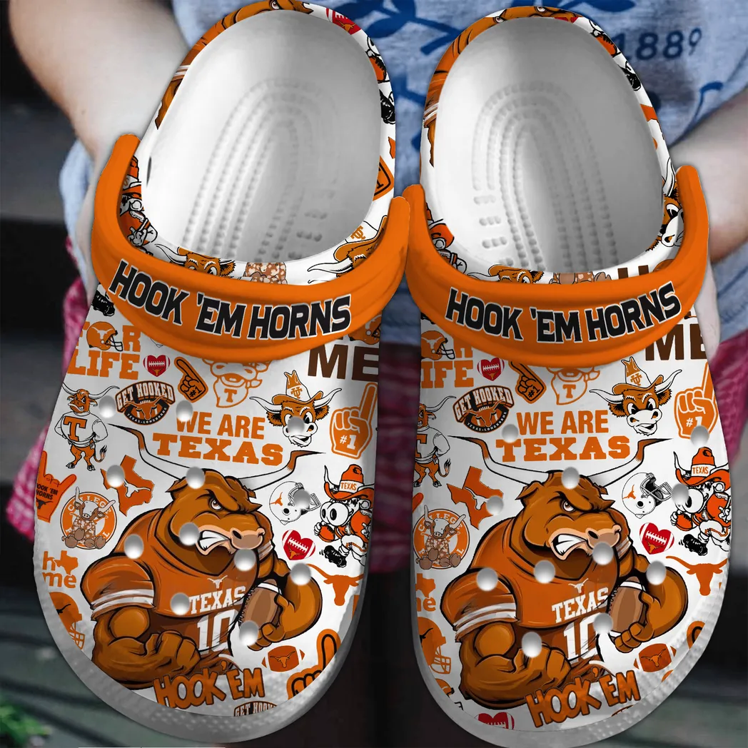 Texas Longhorns NCAA Sport Crocs Clogs