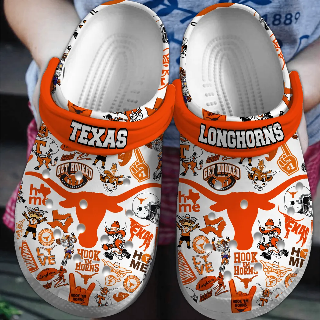 Texas Longhorns NCAA Sport Crocs Clogs