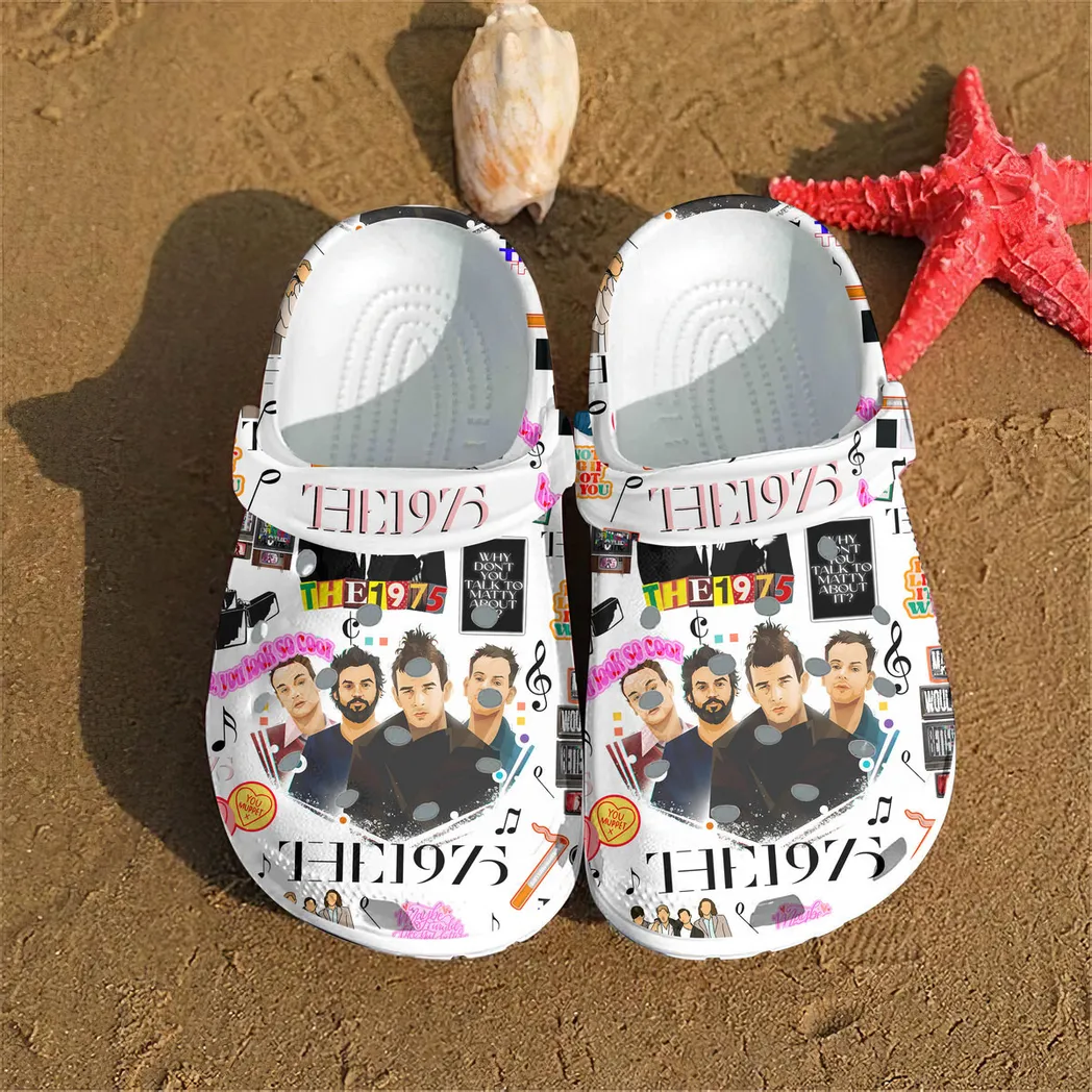 The 1975 Music Crocs Clogs