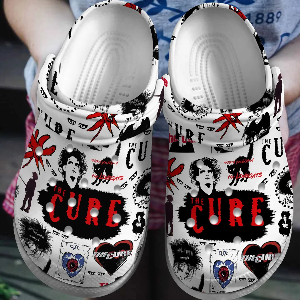 The Cure Music Crocs Clogs