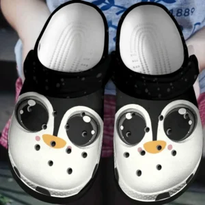 The Cute Penguin Adventure Time Gift For Lover Rubber Crocs Clog