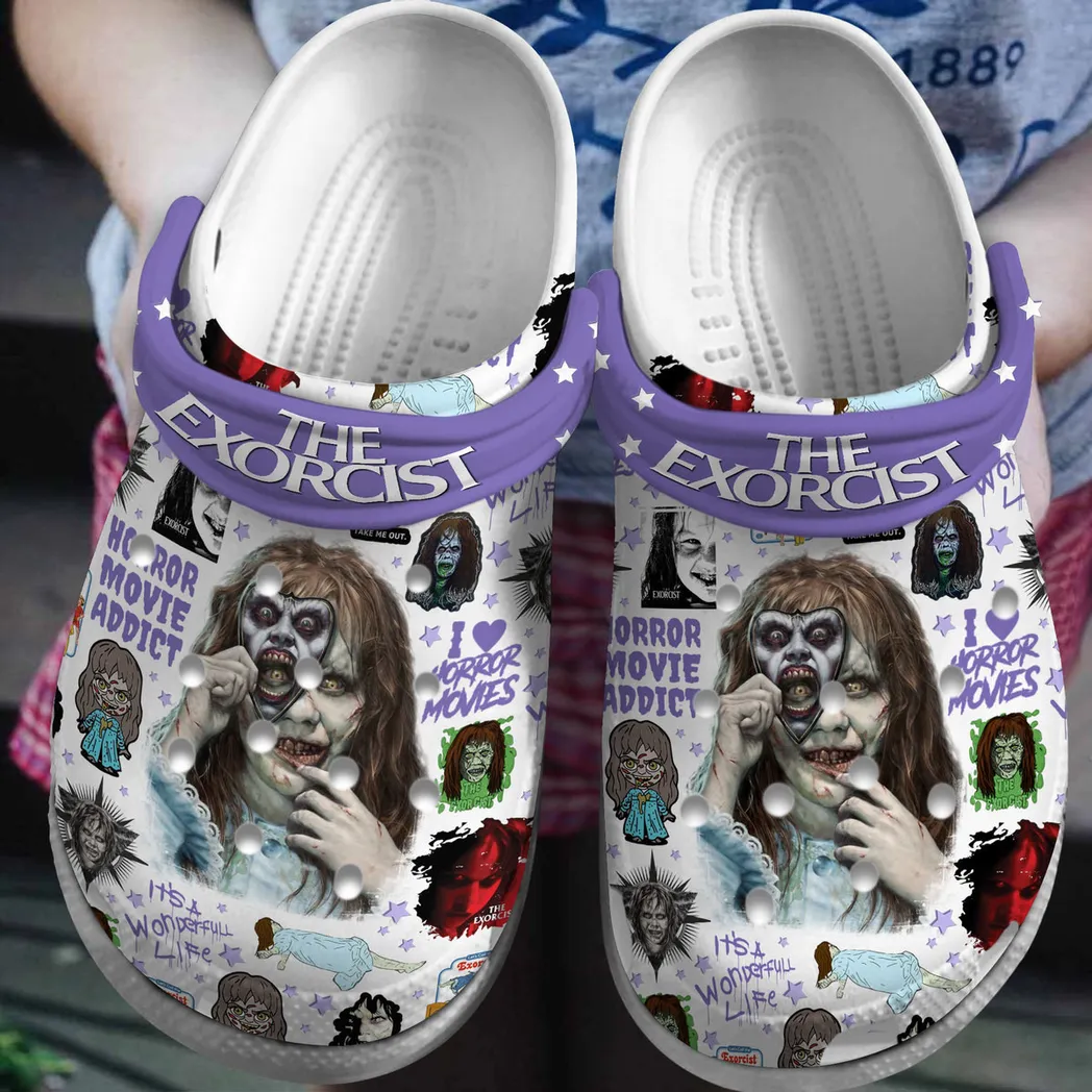 The Exorcist Movie Crocs Clogs