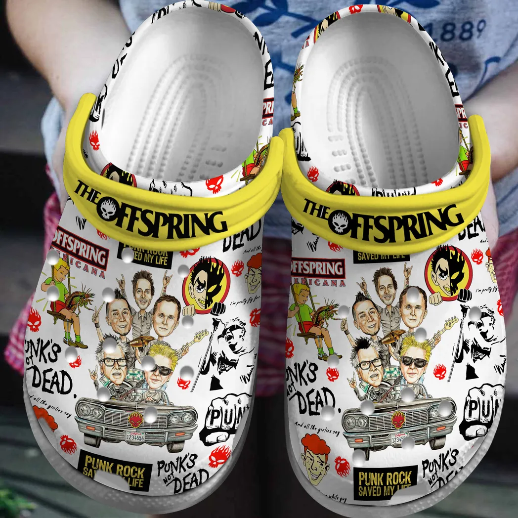 The Ffspring Music Crocs Clogs