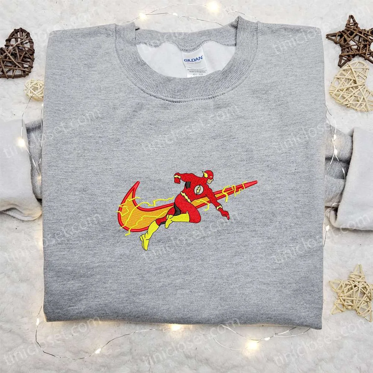 The Flash x Nike Embroidered Shirt, Movie Embroidered Hoodie, Best Gift Ideas