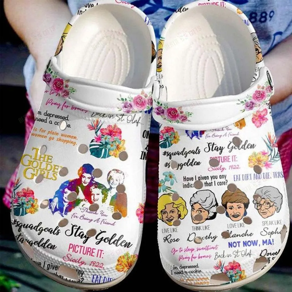 The Golden Girls Eat Dirt And Die Crocs Classic Clogs