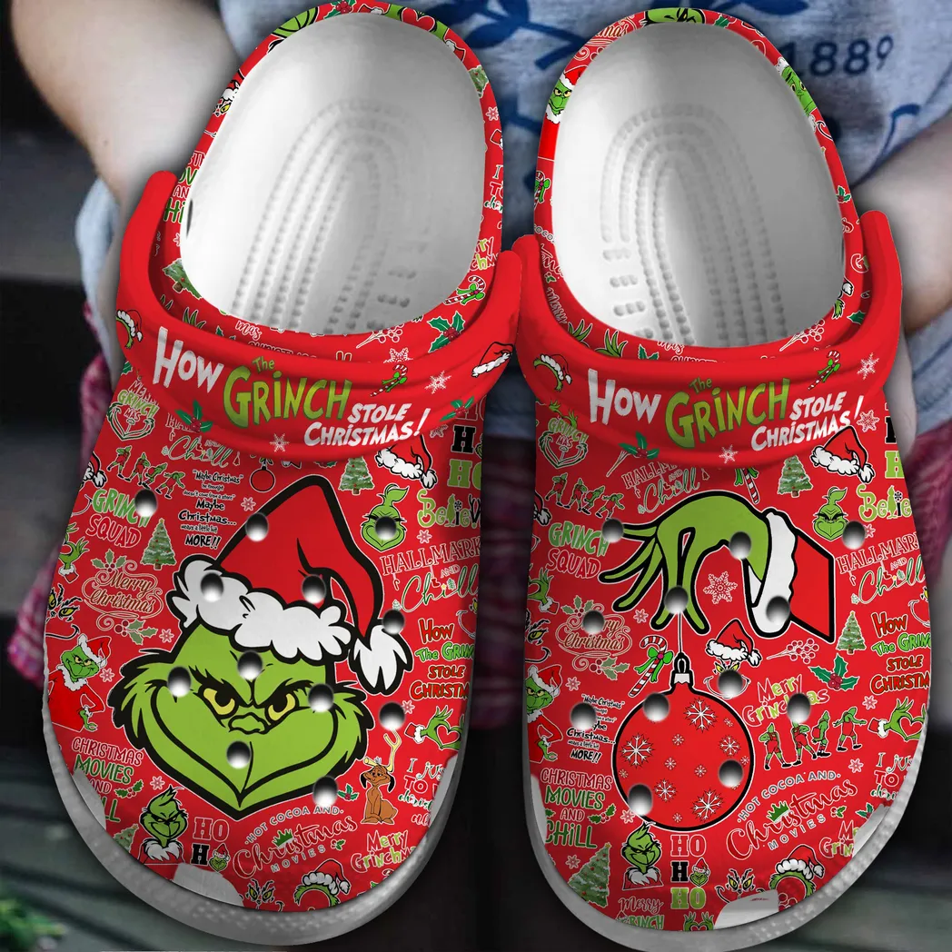 The Grinch Movie Crocs Clogs