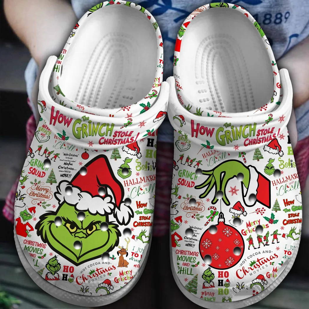 The Grinch Movie Crocs Clogs