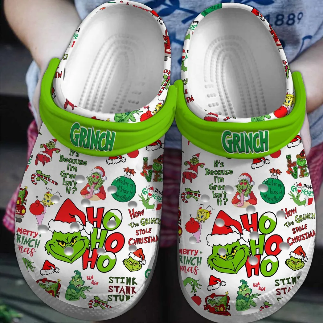 The Grinch Movie Crocs Clogs