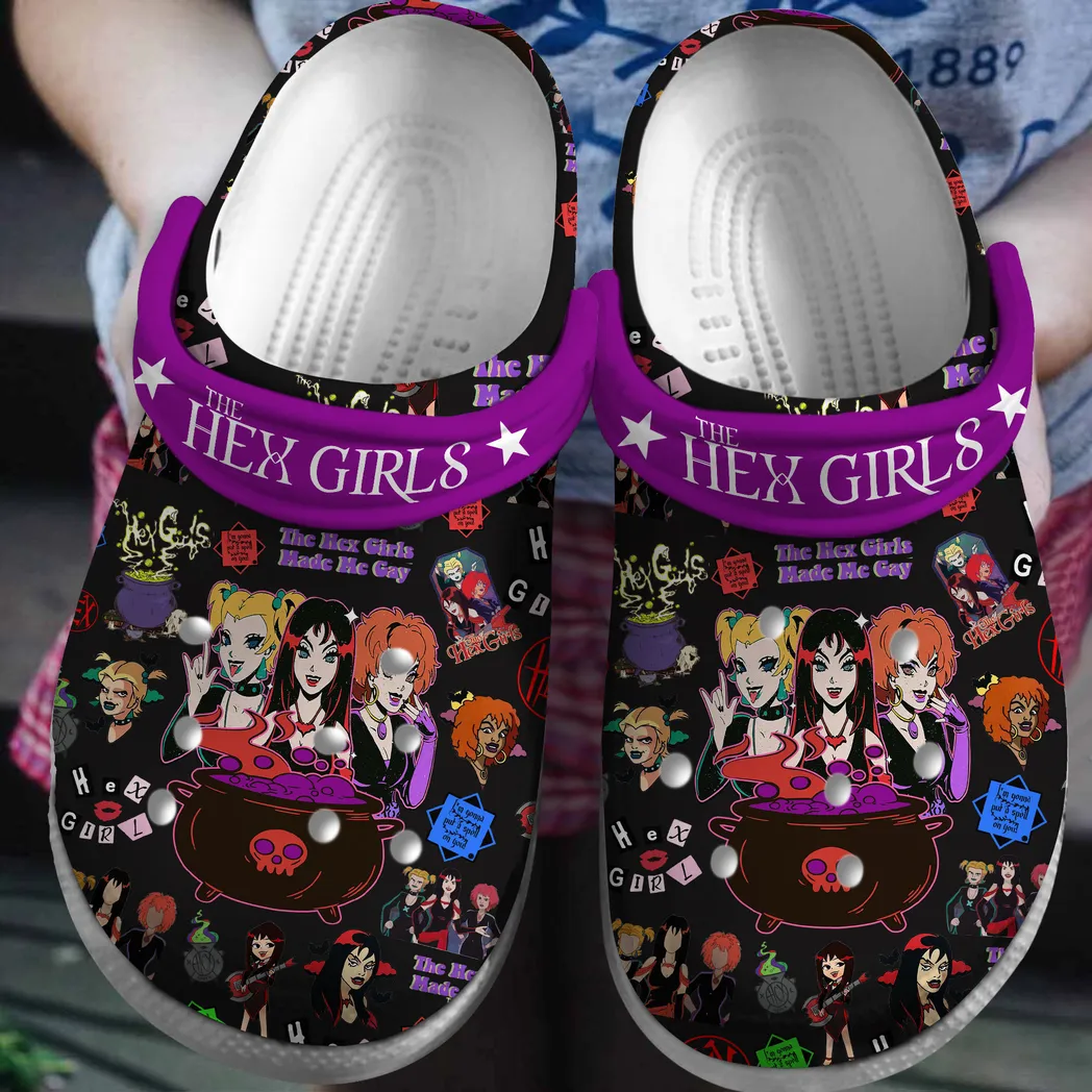 The Hex Girls Music Crocs Clogs