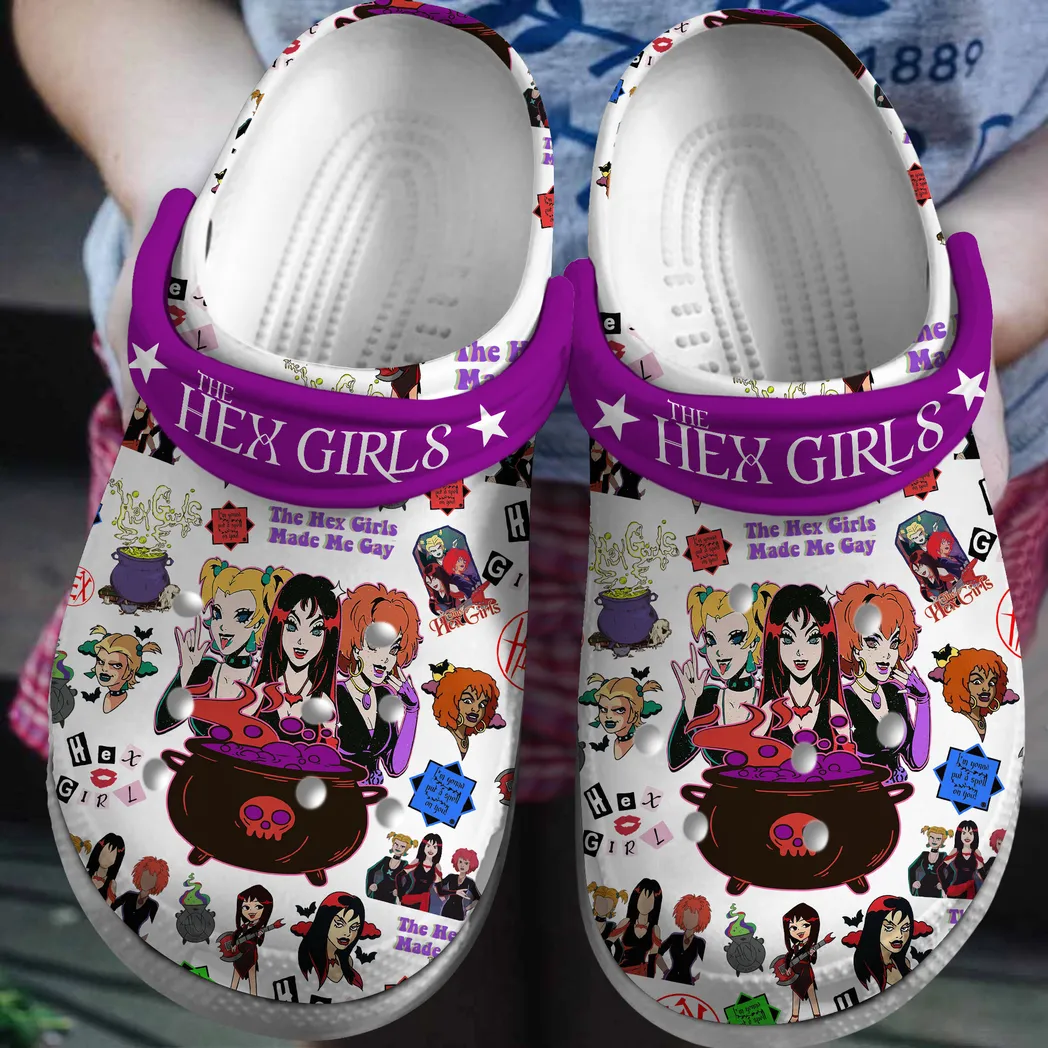 The Hex Girls Music Crocs Clogs