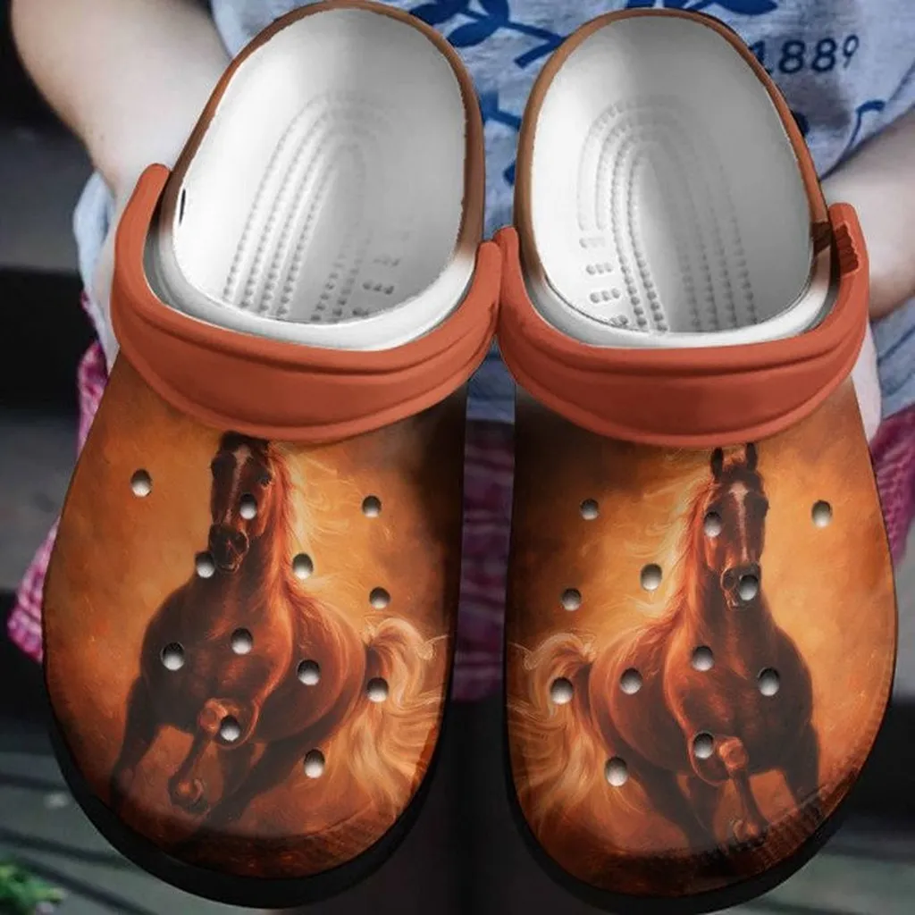 The Night Horse Crocs Clogs