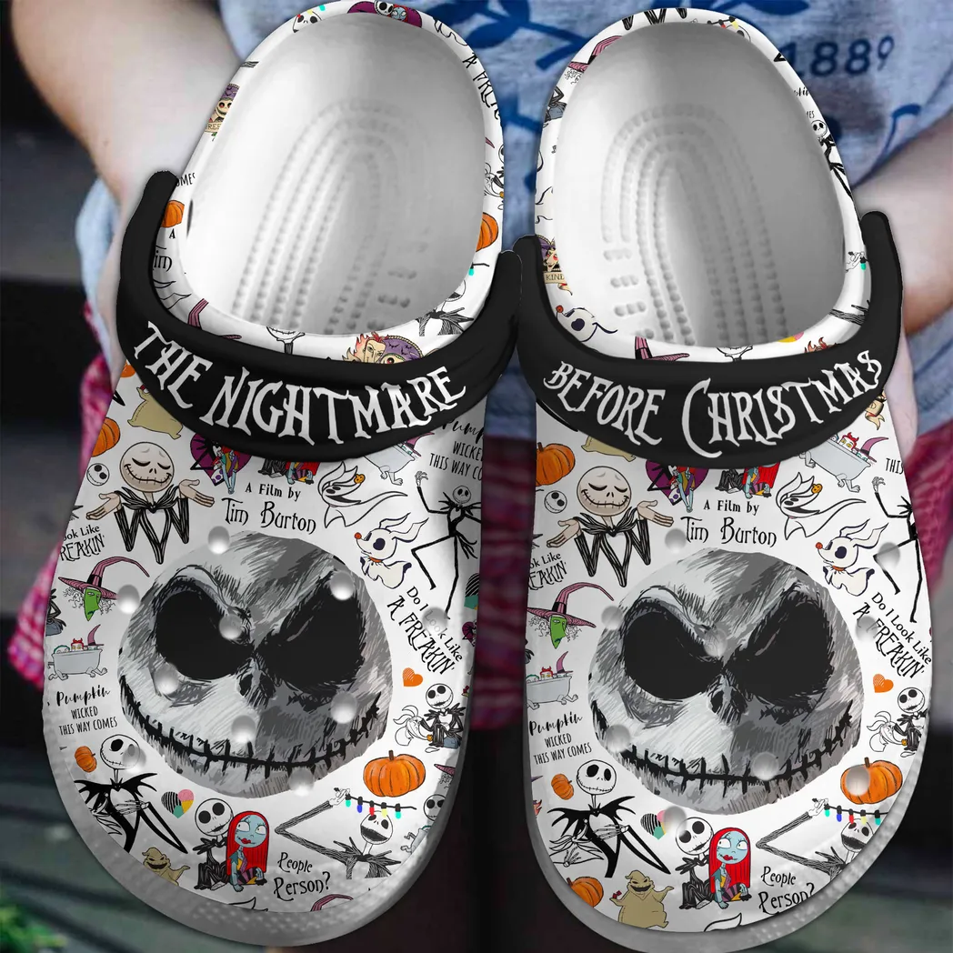 The Nightmare Before Christmas Movie Crocs Clogs