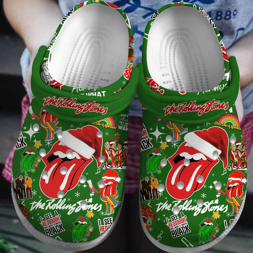 The Rolling Stones Music Crocs Clogs