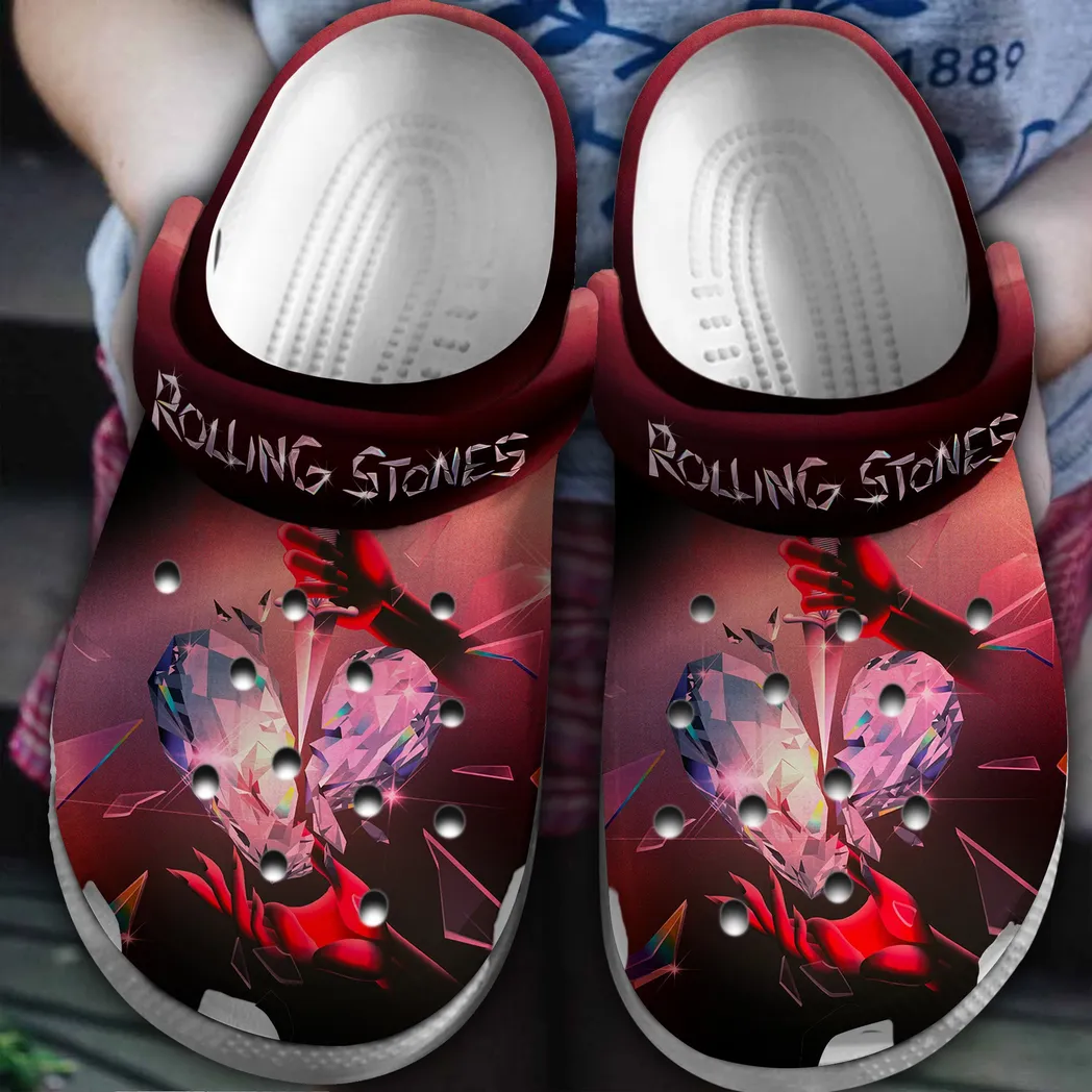 The Rolling Stones Music Crocs Clogs