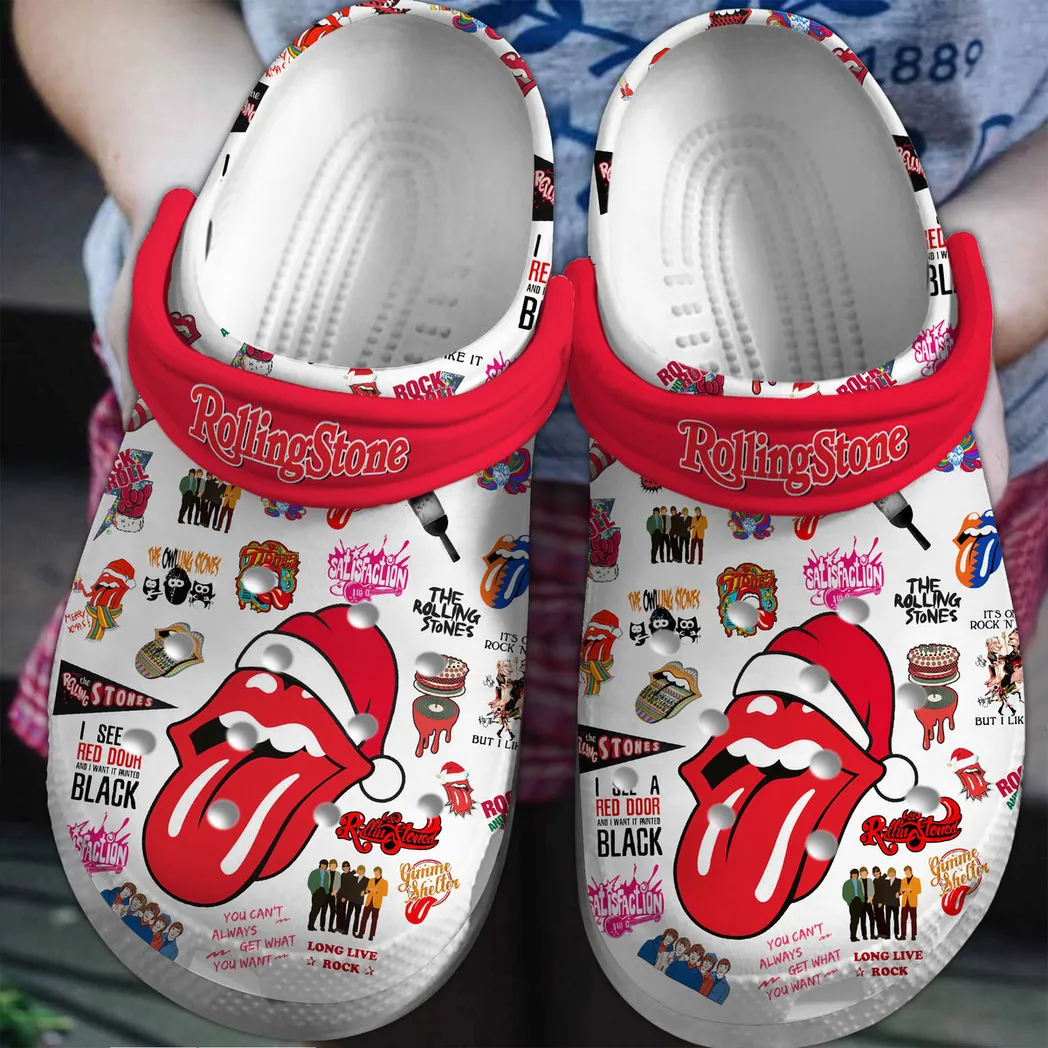 The Rolling Stones Music Crocs Clogs