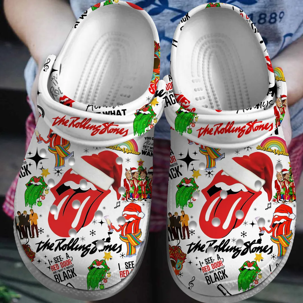 The Rolling Stones Music Crocs Clogs