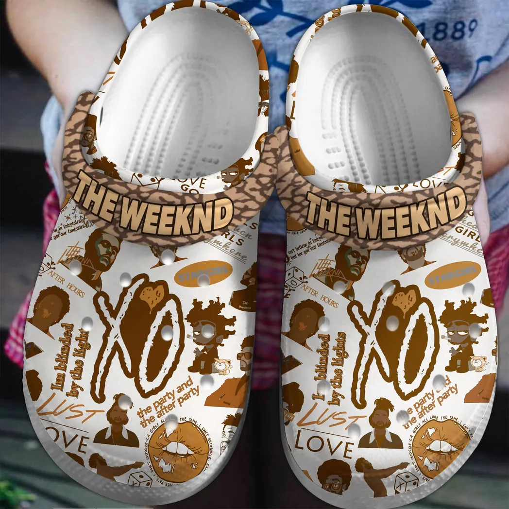 The Weeknd Music Crocs Clogs