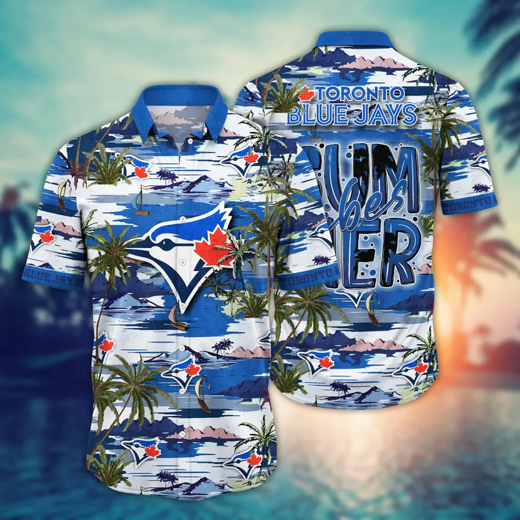 Toronto Blue Jays MLB Flower Aloha Hawaiian Shirt, Summer Football Shirts VPHWA2451152623