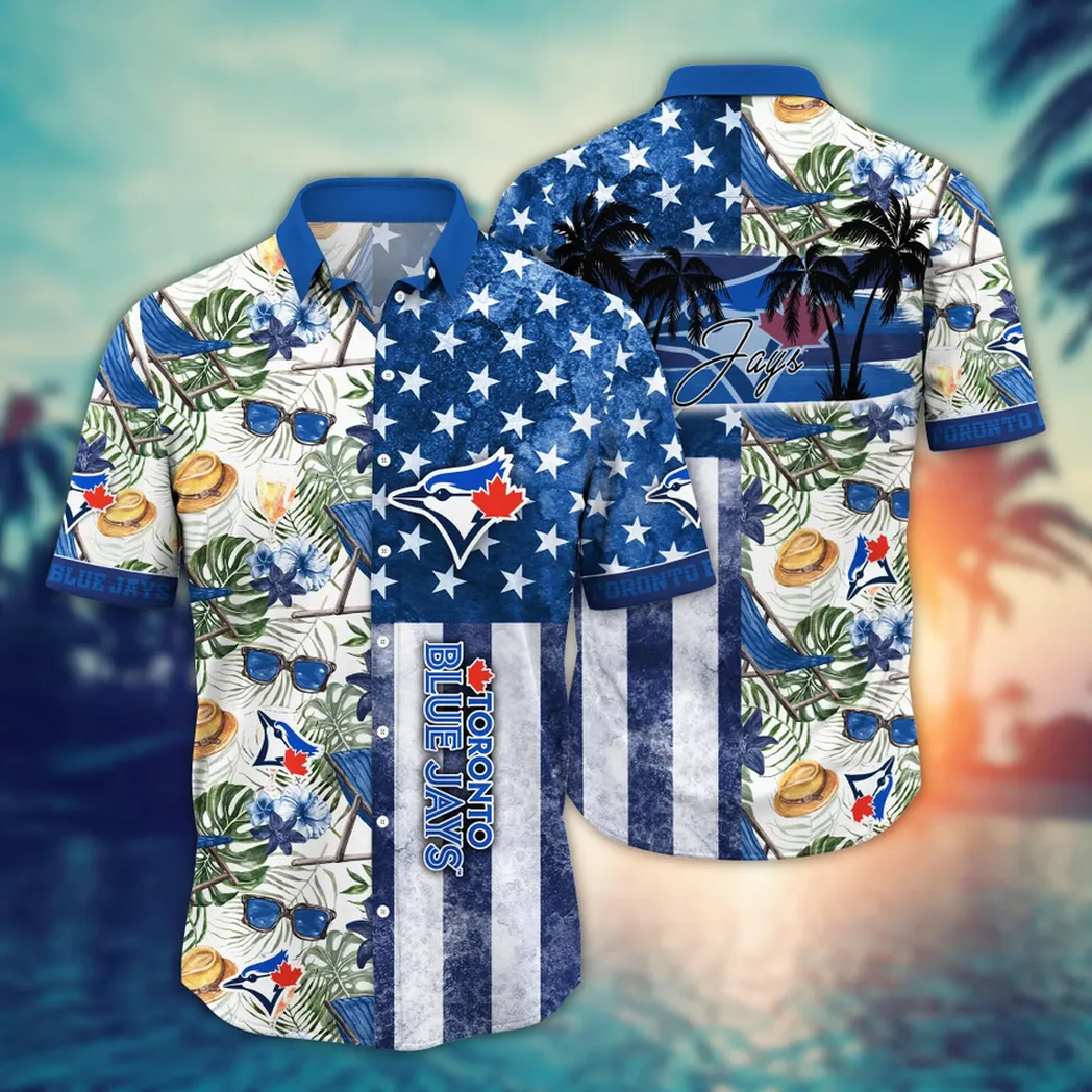 Toronto Blue Jays MLB Flower Aloha Hawaiian Shirt, Summer Football Shirts VPHWA2451152734