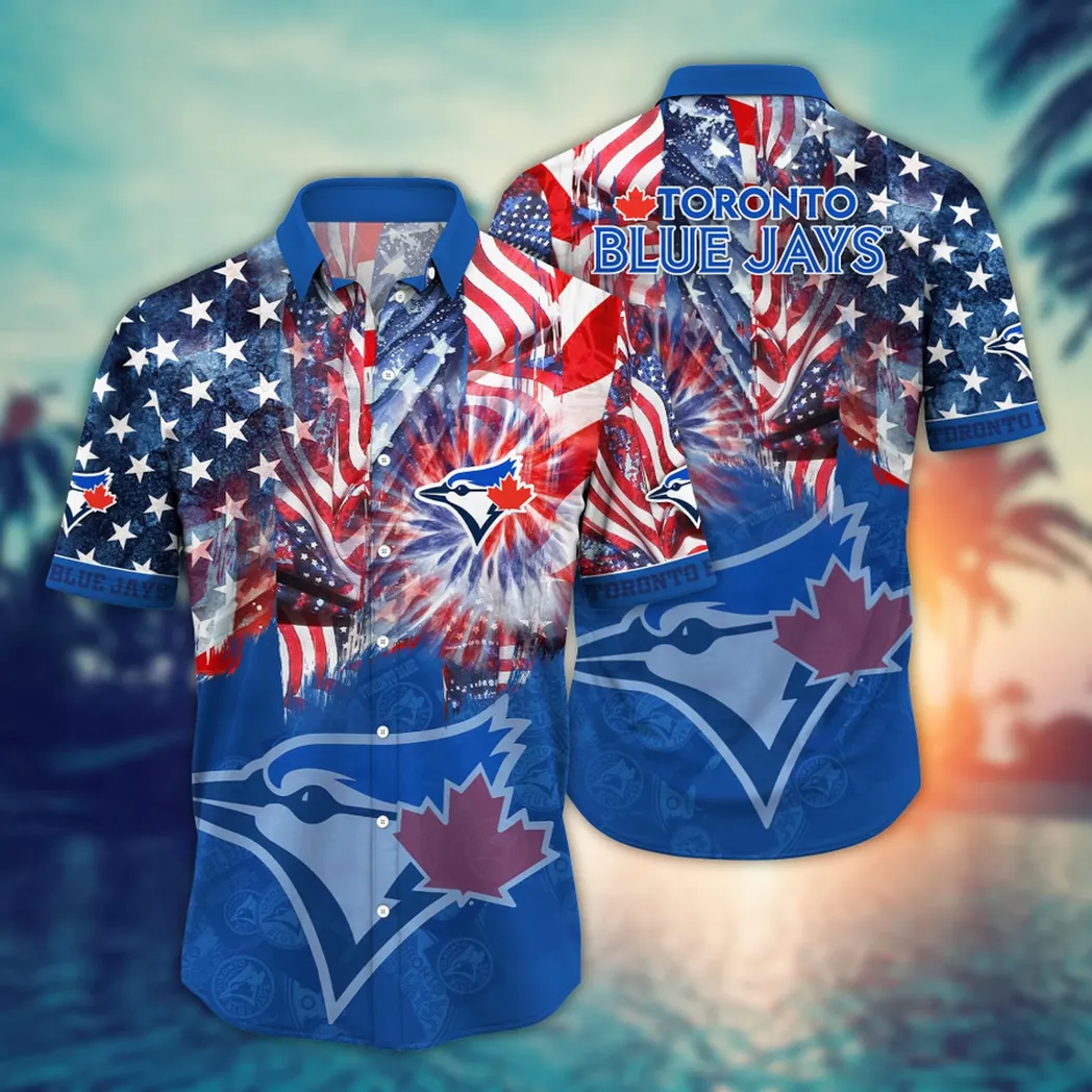 Toronto Blue Jays MLB Flower Aloha Hawaiian Shirt, Summer Football Shirts VPHWA2451152786