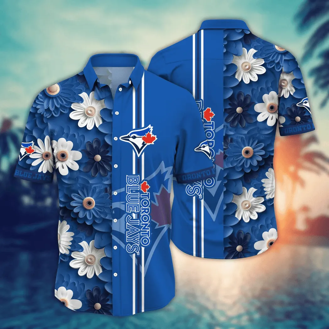 Toronto Blue Jays MLB Flower Aloha Hawaiian Shirt, Summer Football Shirts VPHWA2451154742