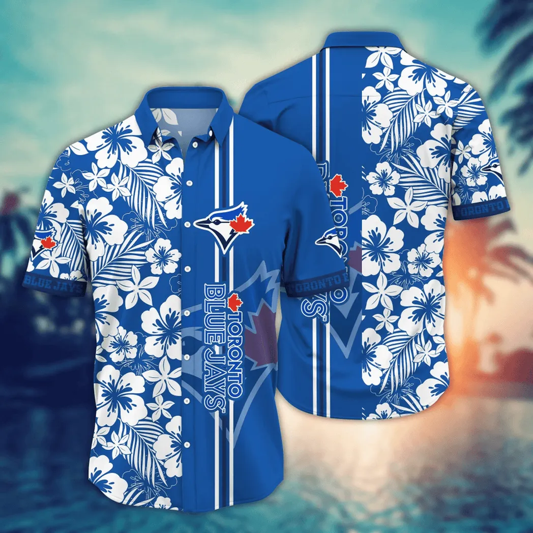 Toronto Blue Jays MLB Flower Aloha Hawaiian Shirt, Summer Football Shirts VPHWA2451154749