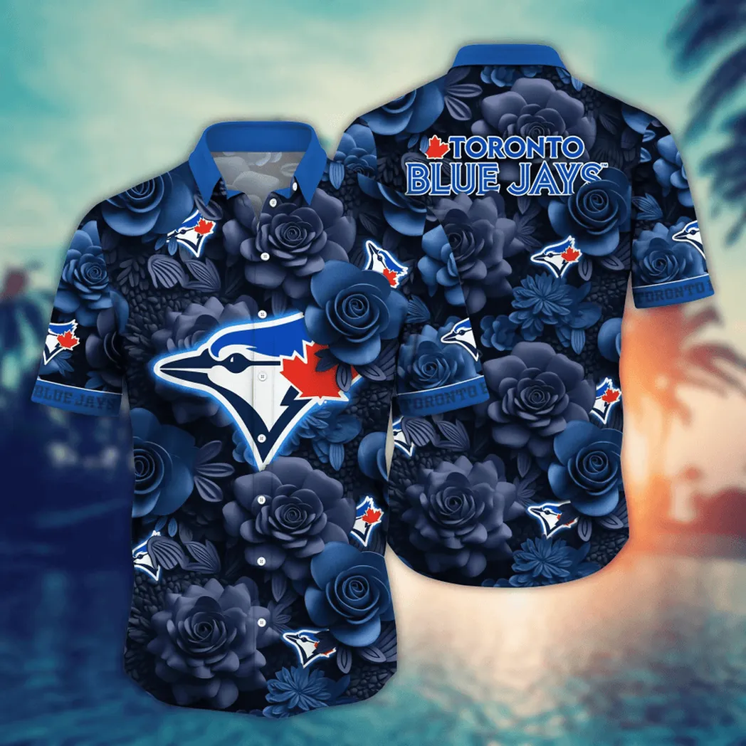 Toronto Blue Jays MLB Flower Aloha Hawaiian Shirt, Summer Football Shirts VPHWA2451154961