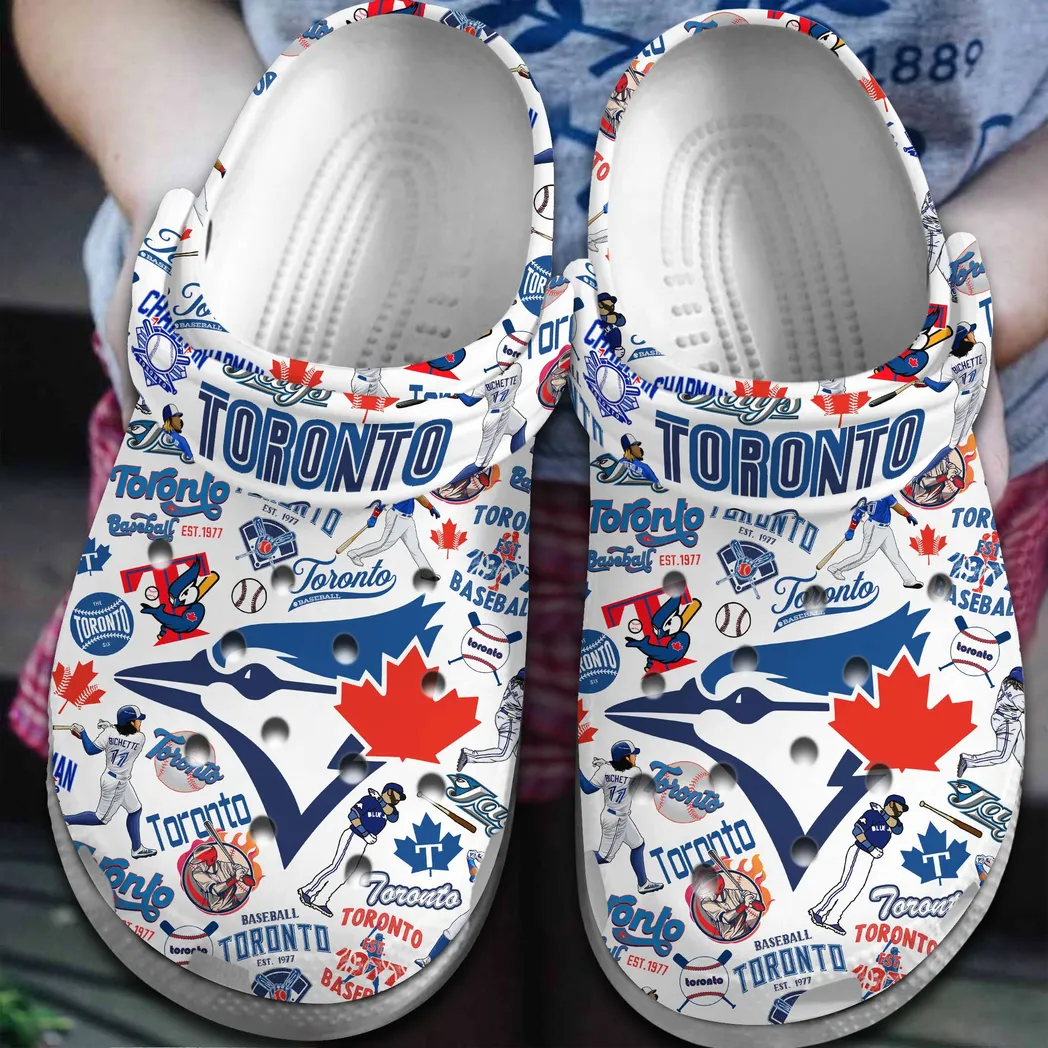 Toronto Blue Jays MLB Sport Crocs Clogs