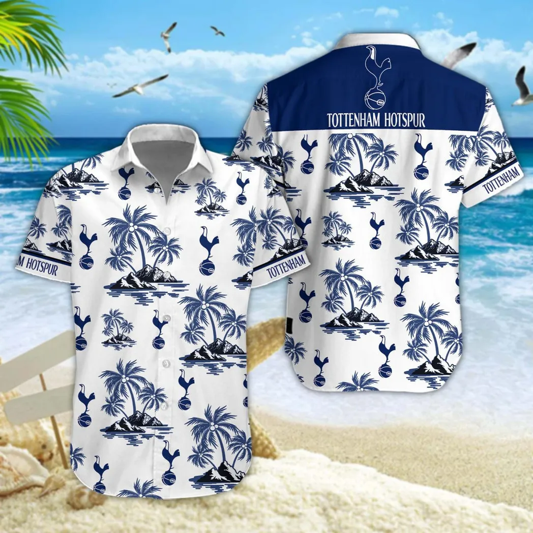 Tottenham Hotspur Hawaiian Shirt Style Classic Oversized Hawaiian