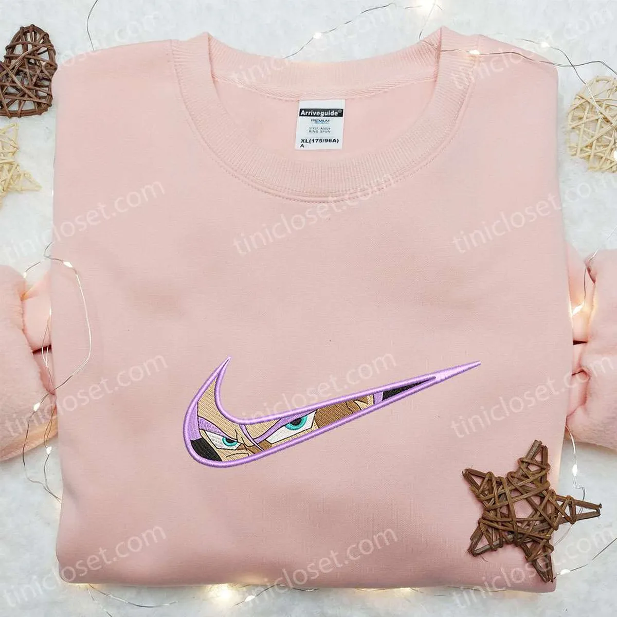 Trunk x Swoosh Anime Embroidered Hoodie, Cool Anime Clothing, Best Gift Ideas for Family