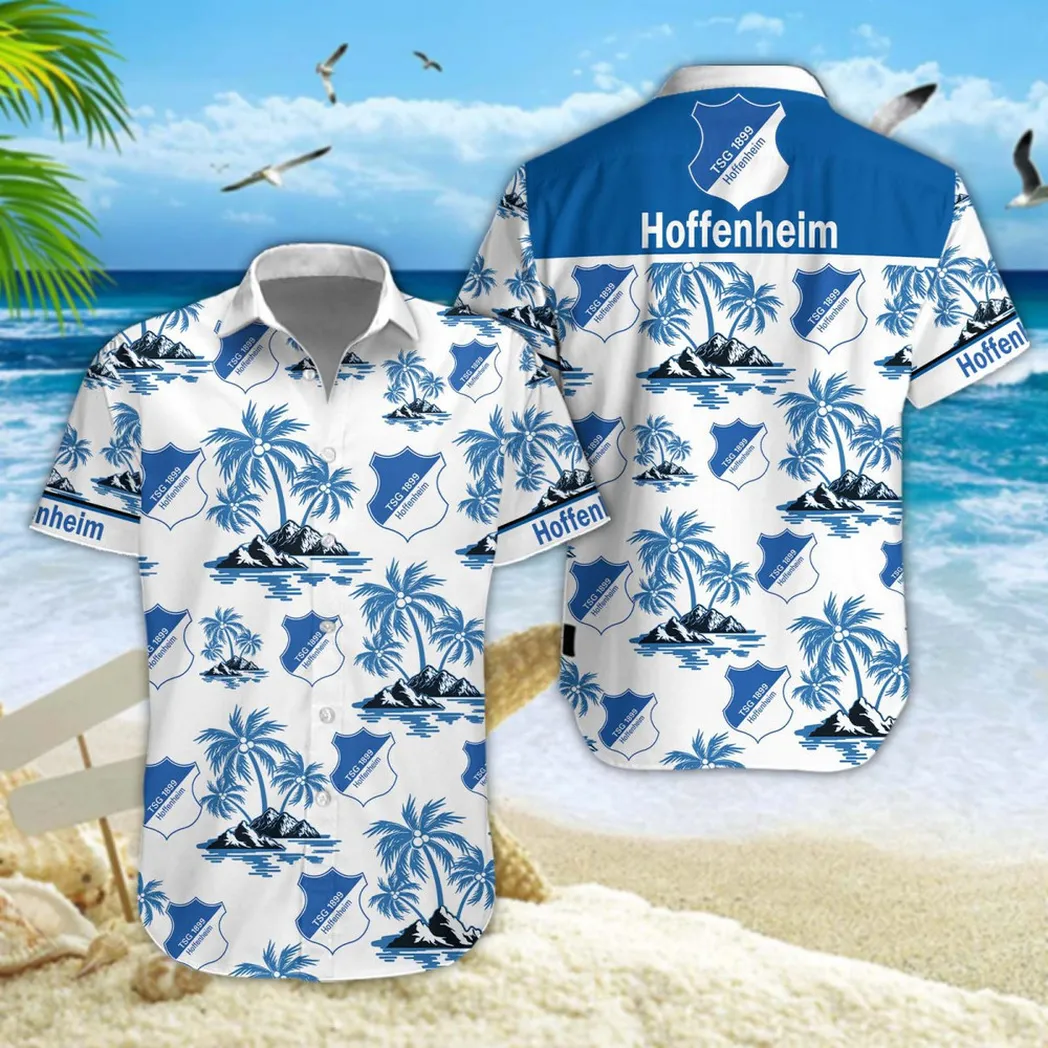 TSG Hoffenheim Hawaiian Shirt Style Classic Oversized Hawaiian, Unisex Hawaiian Shirt