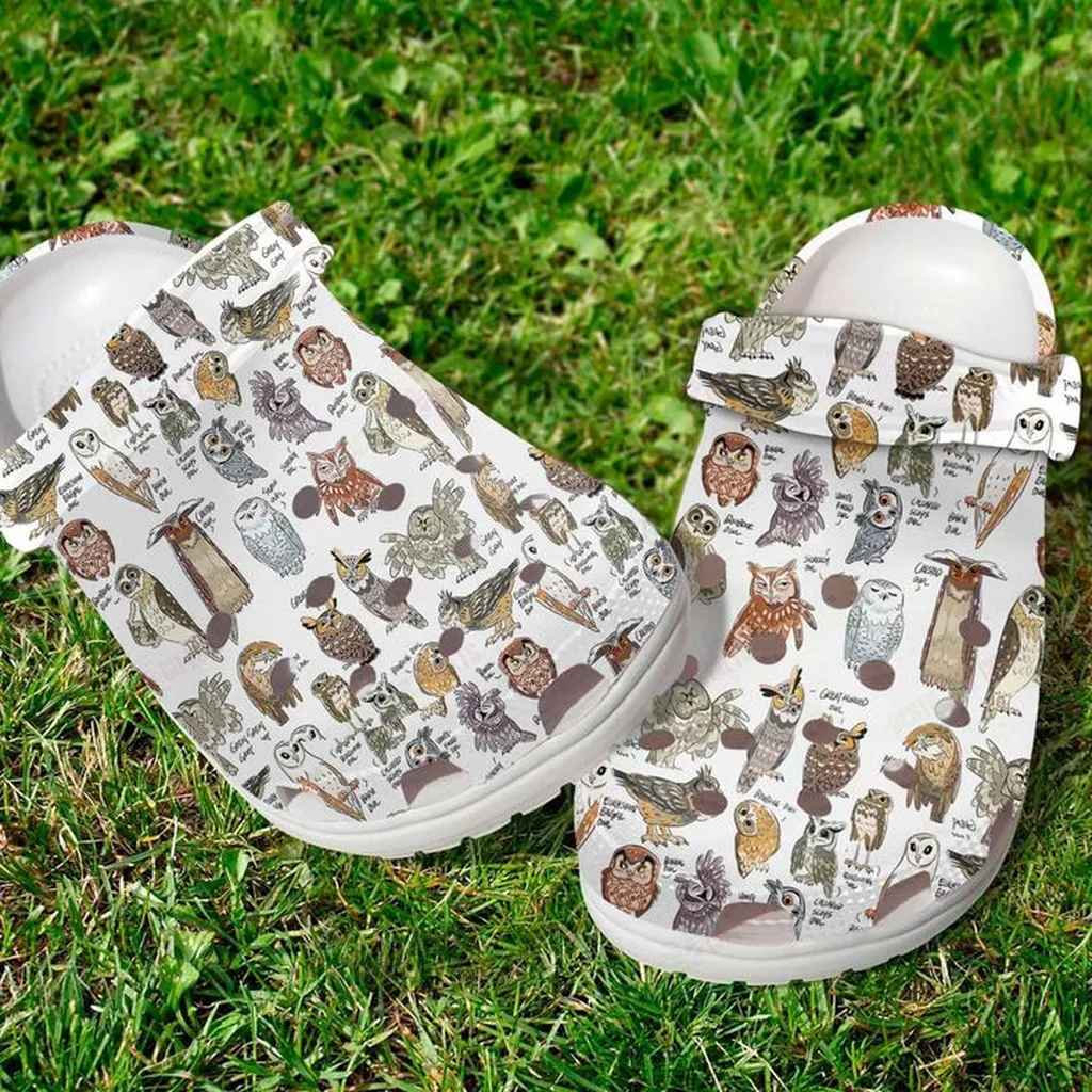 Type Of Owls Crocs, Personalized Crocs Classic Clogs