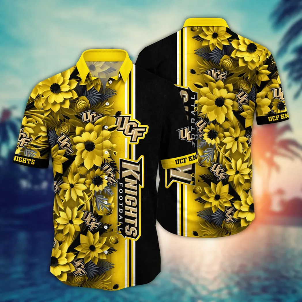 UCF Knights NCAA Flower Aloha Hawaiian Shirt, Custom Summer Football Shirts VPHWA2451153268