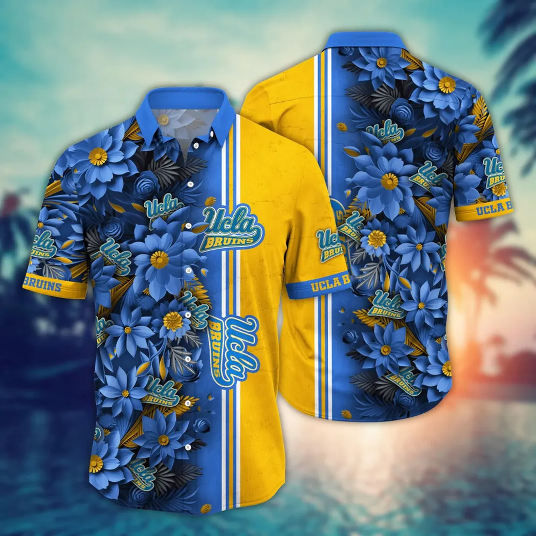 UCLA Bruins NCAA Flower Aloha Hawaiian Shirt, Custom Summer Football Shirts VPHWA2451153299