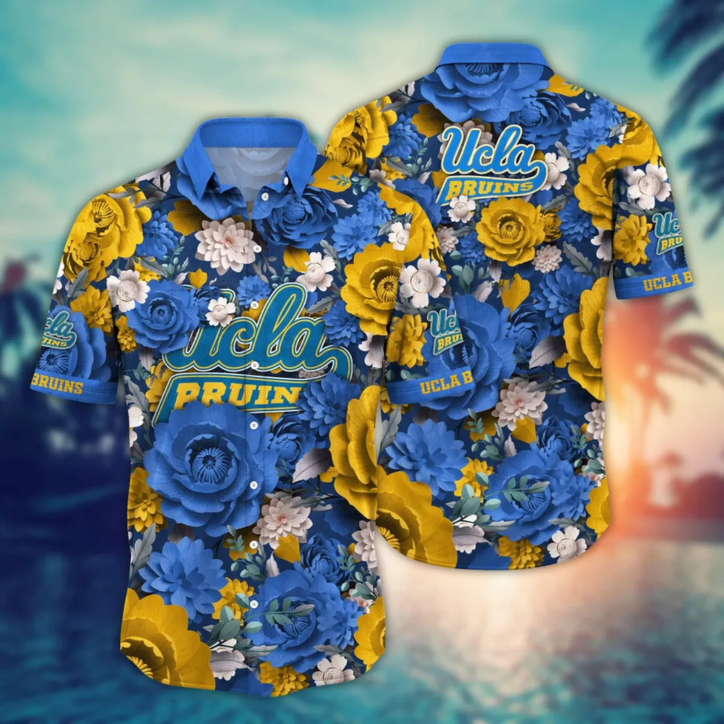 UCLA Bruins NCAA Flower Aloha Hawaiian Shirt, Custom Summer Football Shirts VPHWA2451153689