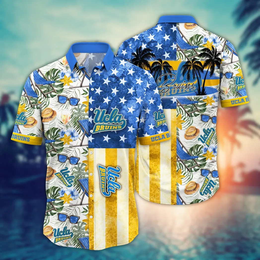 UCLA Bruins NCAA Flower Aloha Hawaiian Shirt, Summer Football Shirts VPHWA2451154155