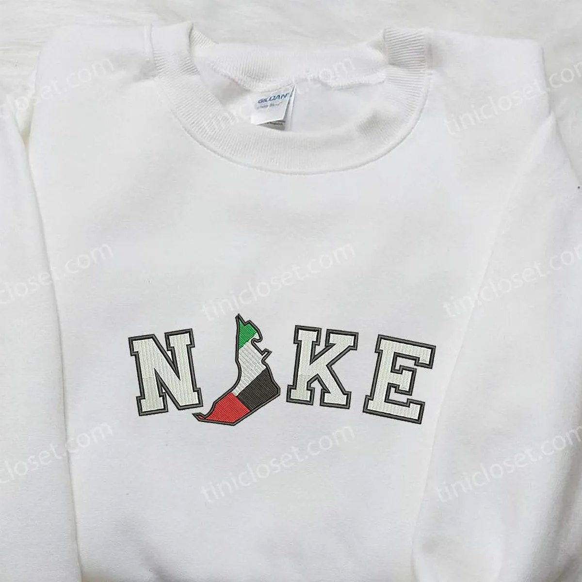 UEA x Nike Embroidered Hoodie, Nike Inspired Embroidered Shirt, Best Gift for Family