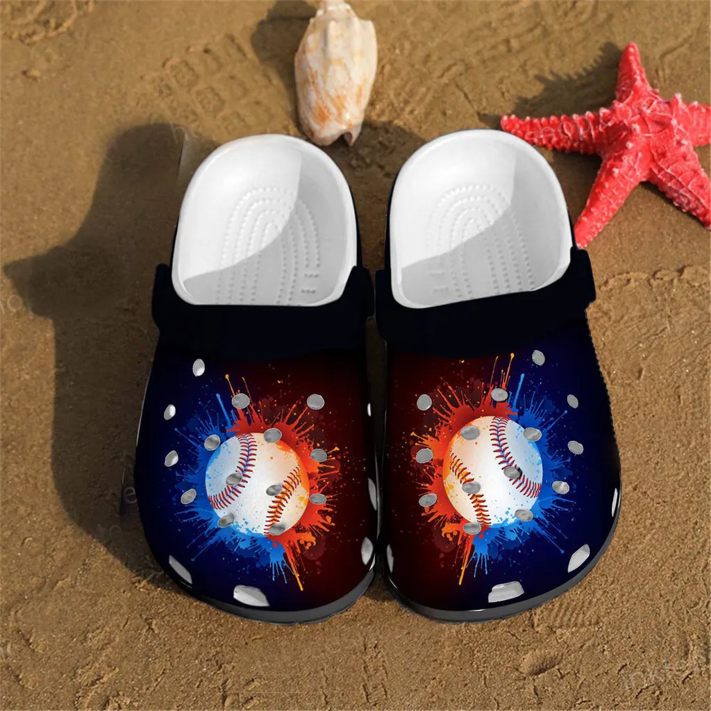 Unique Softball 2 Gift For Fan Classic Water Rubber Crocs Clog