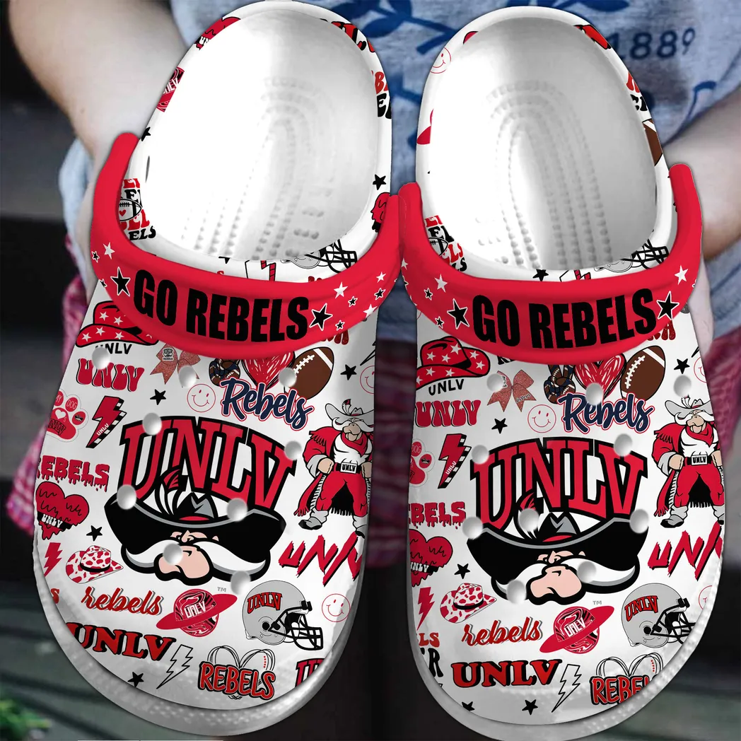 UNLV Rebels NCAA Sport Crocs Clogs