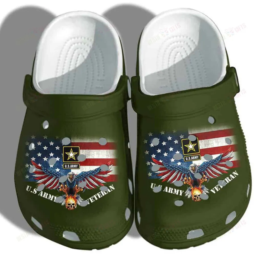 US Army Veteran Crocs Classic Clogs